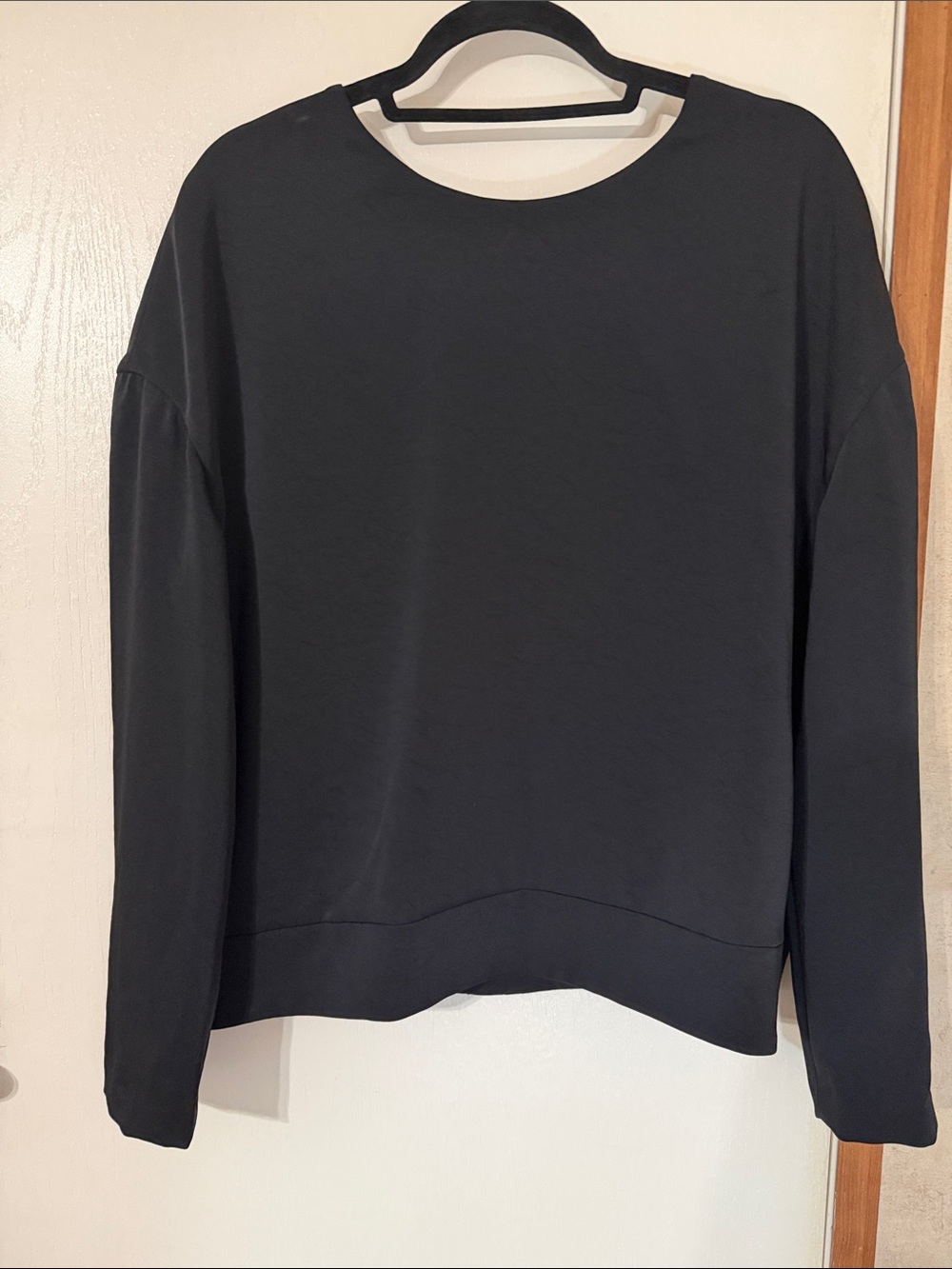 J Brand Black Crewneck Top